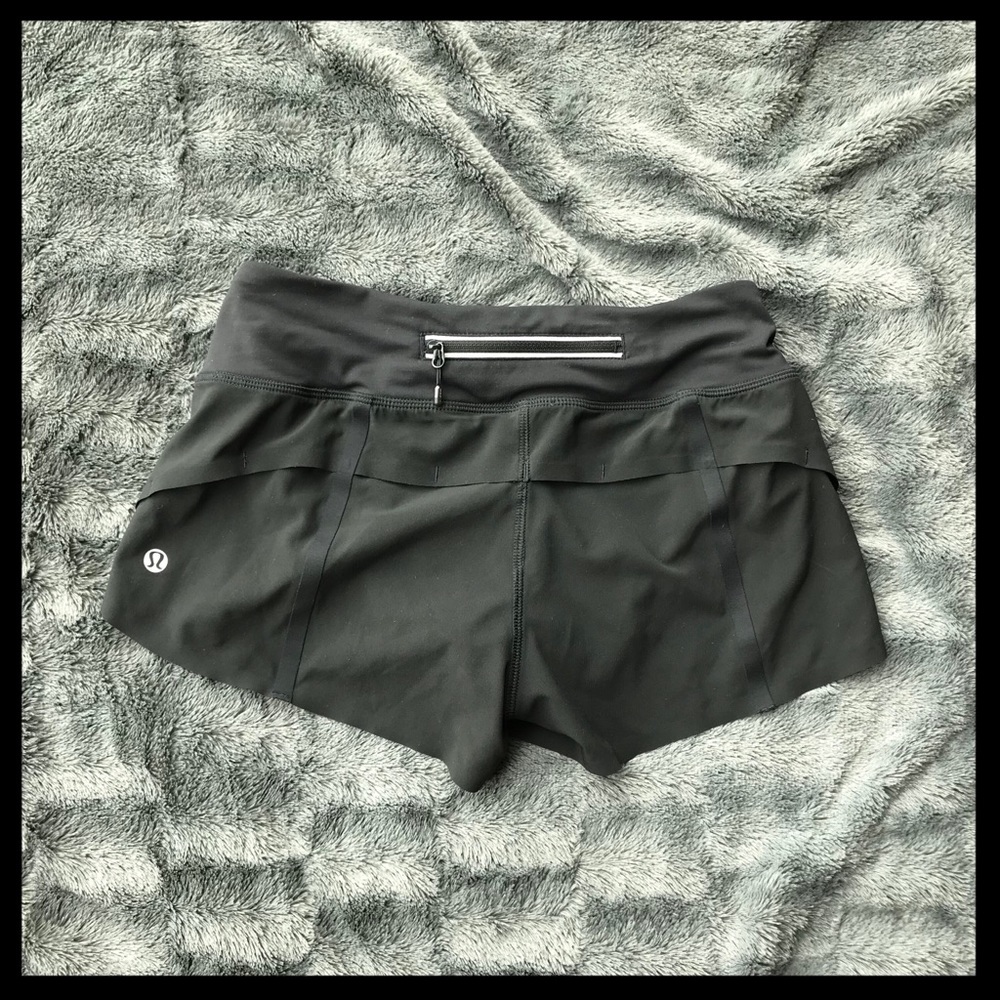 Lululemon Speed Up Black Shorts